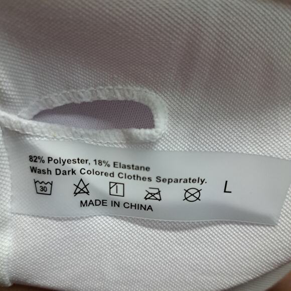 Summer Beachy 2 piece Blue White Stripe Bandau top sheer tiered skirt Lg - Picture 6 of 6